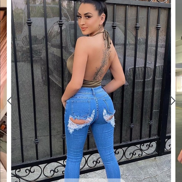 All The Booty Ripped Skinny Jeans - Picture 4 of 8